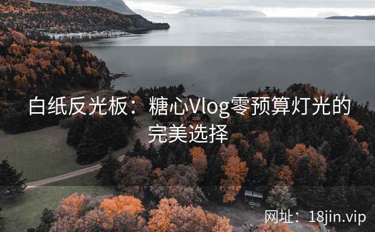 白纸反光板：糖心Vlog零预算灯光的完美选择