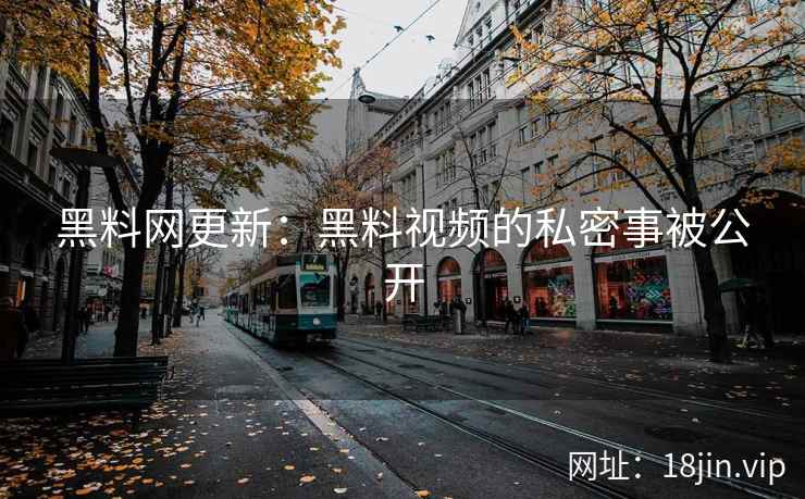 黑料网更新：黑料视频的私密事被公开