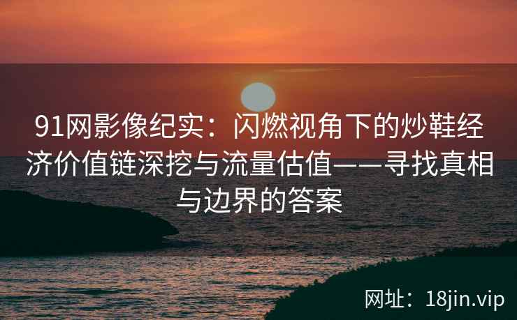 91网影像纪实：闪燃视角下的炒鞋经济价值链深挖与流量估值——寻找真相与边界的答案