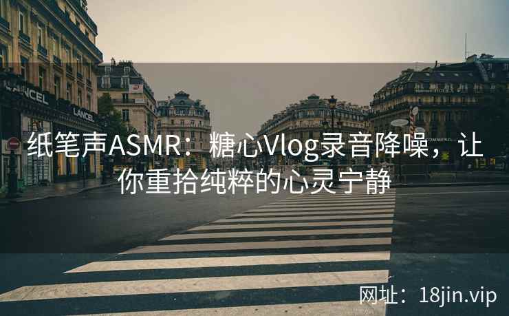 纸笔声ASMR：糖心Vlog录音降噪，让你重拾纯粹的心灵宁静