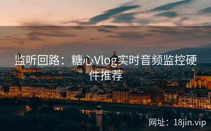 监听回路：糖心Vlog实时音频监控硬件推荐